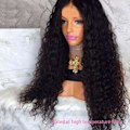 Miniatyrbilde 5 av 5: TG Frontperuker For Svarte Kvinner Deep Wave Curly Hd Frontal Peruk Afro Kort