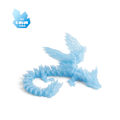 Miniatyrbilde 10 av 11: Hot salg 3D-printet krystall flygende dragevinger ledd kan beveges kreative drageornamenter håndlagde gaver leker 45cm Dark Night Black
