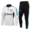 Miniatyrbilde 1 av 3: 23-24 Manchester United Hvit Langarmet Sett for Barn 18#