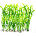 Miniatyrbilde 1 av 5: 10 stk kunstig tangdekor, simulering av plasttang vannplanter tanggress som brukes for husholdnings- og kontorakvarium, 12 tommer
