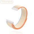 Miniatyrbilde 1 av 7: Nye 18mm 20mm 22mm remmer for Garmin Venu 2S armbånd Vivoactive 3 4S 4 Forerunner 245 645 Galaxy Watch 4 Classic 42 46mm Melkehvit Nylon 22mm