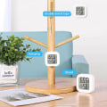 Miniatyrbild 5 av 5: 3-pack inomhustermometer, luftfuktighetsmätare Digital hygrometer Rumstermometer för hemmet, hög exakt temperatur