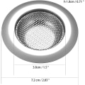 Miniatyrbilde 3 av 5: 3 stk Gulvavløpsnett Baderom Badekar Hårfilter Anti - Tilstopping