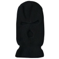 Miniatyrbillede 2 af 5: Sort Balaklava Ski Mask Røverhue Sort Sort