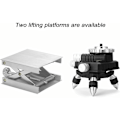 Miniatyrbillede 3 af 5: Populær Laser Level Løfteplatform Beslag i Aluminiumlegering Nivelleringsmaskine Løftebeslag 62 mm Højdejusterbar Holdbar (Farve: Løfteplatform)