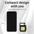 Pikkukuva 4 / 4: Mini LED COB Taskulamppu, 800 Lumenia COB Avaimenperä Taskulamppu tai Latautuva Mini LED Avaimenperä Taskulamppu