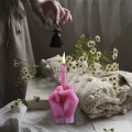 Miniatyrbillede 5 af 5: Silikon Håndgest Form Harpiks Form med Langfinger