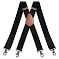 Miniatyrbilde 1 av 5: Slips for menn, 4 kraftige klips, 4 cm bred, elastisk, justerbar lengde for kvinners kontor