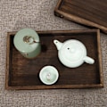 Miniatyrbilde 4 av 5: Serveringsbrett i orientalsk stil - holdbar og elegant 6*23,5*4cm 1 sett