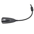 Miniatyrbillede 5 af 5: Eksternt USB lydkort 7.1-kanaler 3D-lydadapter 3,5 mm headset-stik til PC Desktop Notebook Plug and Play