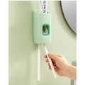 Miniatyrbild 3 av 5: Grön automatisk tandkrämsdispenser Badrumstillbehör