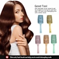 Pikkukuva 3 / 5: TG Borst Detangling Boar Hair Borsthuvud Scalp Massage Vented Com sininen 1 kpl