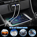 Miniatyrbilde 3 av 5: USB-uttak Bil 12V USB -uttak Bil USB -port Panelmontering 12V USB Lading
