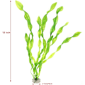 Miniatyrbilde 2 av 5: 10 stk kunstig tangdekor, simulering av plasttang vannplanter tanggress som brukes for husholdnings- og kontorakvarium, 12 tommer