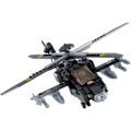 Miniatyrbillede 2 af 5: TG Militære blokke Army Bricks Legetøj - Ah-64 Apache Helikopter