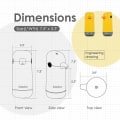 Miniatyrbilde 5 av 5: Automatisk Såpedispenser - Elektrisk Såpedispenser - 220ML Automa