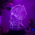 Miniatyrbild 1 av 5: Anime Spell Fighting Gojo Satoru 3D LED-nattlampa