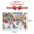 Miniatyrbillede 2 af 7: 1000 briks julepuslespil Xmas Cities Papir Puslespil