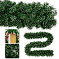 Miniatyrbilde 3 av 9: Juledekorasjon i rotting, simulert furunåler, kryptert juletrekrans, rottingring anheng, julesceneoppsett Red Christmas ball/24pcs