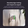 Miniatyrbild 2 av 5: Smartkontakt med energimätning, Wi-Fi-strömmätaruttag 3680W med appkontroll, timerfunktion, vit