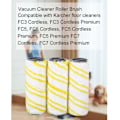 Miniatyrbilde 3 av 5: Erstatningsruller, Karcher FC7 FC5 FC3D FC3 Erstatningsruller (4 gule stykker)..DEBUNS