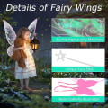 Miniatyrbilde 3 av 5: Voksen Fe-vinger, Voksen Fe-vinge Kostyme Winx Fe-vinger Voksen