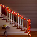 Miniatyrbillede 4 af 5: Orange gul 6 meter 40 lamper batteri enkelblad led lönnlöv ljussnöre USB batterilåda lanternsnöre,HANBING