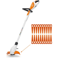 Miniatyrbilde 2 av 5: 80 stk. gressklipperblad kompatibel med STIHL Polycu +