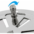 Miniatyrbild 3 av 5: Runt Ventilationsgaller, Justerbar Luftventil Rostfritt Stål Luftventil Inlopp och Utlopp..DEBUNS