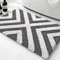 Miniatyrbild 1 av 4: Halkfri badmatta Mjuk mikrofiber duschmatta Absorberande maskintvättbar
