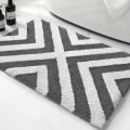 Miniatyrbilde 1 av 4: Sklisikker badematte Myk mikrofiber dusjmatte Absorberende maskinvaskbar