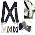 Miniatyrbillede 5 af 5: Justerbare Buksestroppe Unisex Elastiske Sorte One-Size
