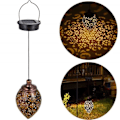 Miniatyrbillede 1 af 4: LED Solcellelygte til Have - SDLOGAL - IP44 Vandafvisende Metallampe
