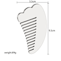 Miniatyrbillede 4 af 5: TG Gua Sha Ansigtsværktøj Rustfrit Stål Skrapmassageværktøj til Ansigt Rustfrit Stål Gua Sha Værktøj med Rejsetaske (4 stk)