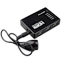 Miniatyrbillede 2 af 3: TG HDMI-Switch med 5 indgange, 1 udgang Sort