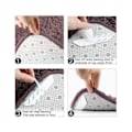 Miniatyrbillede 2 af 4: Mattgripare Anti-Slip Matte, 24 stk Dobbeltsidig Anti-Krøl Matte Gripper - Hvid