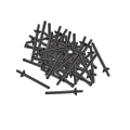 Miniatyrbilde 1 av 5: TG 1/2/3 Nesevoks Pinner for ren og glatt nese Svart 100 stk 1 stk