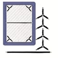 Miniatyrbild 2 av 9: Source Anti-halk lakan triangel fixeringsklämma Justerbar klämma lakan spänne täcke täcke överdrag fixeringsanordning Ny White 5-pack