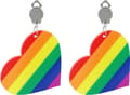 Clipörhängen - Pride - HBTQ - Regnbåge - Hjärta