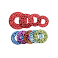 Pikkukuva 4 / 4: 20 kpl 16/18/20/24 mm Glitter-turvallisuuslasit pyöreät muoviset VALO – täydelliset