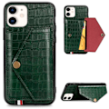 Pikkukuva 5 / 5: TG Elegant Ohut Kotelo Korttitaskulla - iPhone 11 Punainen