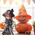Pikkukuva 3 / 4: Suuret Puutarha Tonttu Veistokset Hartsikoristeet Pelottava Halloween Elf