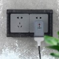 Miniatyrbilde 5 av 5: Galaxy Flip Vanntett Deksel, Vegguttak Panelboks, Uttak Beskyttelse for Utendørsbruk, Svart