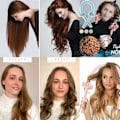 Miniatyrbillede 5 af 5: TG Nem at bruge Lazy Hair Sponge Curler Enkel hårring Curling Sort