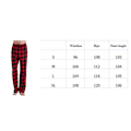 Miniatyrbillede 5 af 5: Herre Pyjamasbukser med Lommer, Bløde Flanelternede Pyjamasbukser XL Blå