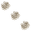 Miniatyrbillede 1 af 5: 1/3/5 100 Styk Legering DIY D-Ringe til Webbing Bronze 12x8x1.8m 3Sæt