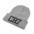 Miniatyrbild 3 av 5: Cr7 Stickad Mössa Vinterkepsar Skullies Bonnet Cristiano Ronaldo Vintermössor För Herr Dam Mössa Utomhussport Varm Cap 2018 Svart