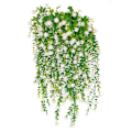 Miniatyrbillede 6 af 9: 69 mesh eukalyptus kamelia vin efeu blandet farve simulering grøn plante pengeblad vægophæng lille lotus Orange