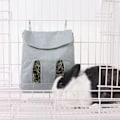 Miniatyrbillede 1 af 3: Kanin Høfoderpose, Marsvin Høfoder Opbevaring, Sæk Høpåse Foderpåse Høfoder Opbevaring Til Chinchilla Hamstere Kanin Guinea-l