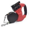 Pikkukuva 3 / 5: Retractible Double Dog Leash with Two 3 Meter Long Leads, 360 Double Tangle-Free Dog Leash for Walking Two Dogs Up to 50 Pounds